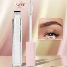 Rímel Para Sobrancelha Safira 4ml Máscara de Cílios Incolor Fixador Transparente Longa Duração