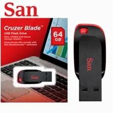 PenDrive SanDisk 128GB/64GB Alta Velocidade Armazenamento Para Notebook PC Celular