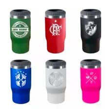 Copo Termico Longneck Lata PERSONALIZADO Seu Time Seu Nome Sua Marca Isolamento Inox