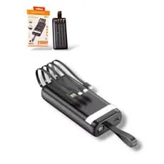 Carregador Portátil 20000mah Cabo Tipo C V8 iphone