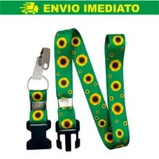 Cordão Girassol Deficiências Ocultas Autismo TDAH Com Engate Premium Envio Rápido