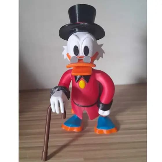 Boneco Tio Patinhas Bengala-Colecionaveis