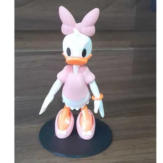 Boneca Daisy Duck 17,5 cm | Margarida | - Estilo Clássico - Impressão 3D