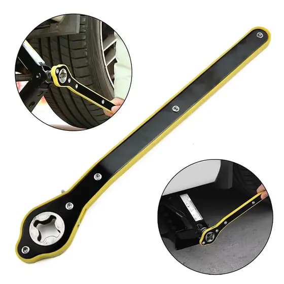 Chave Catraca Para Macaco Sanfona De Carro Jack Portátil Universal Resistente