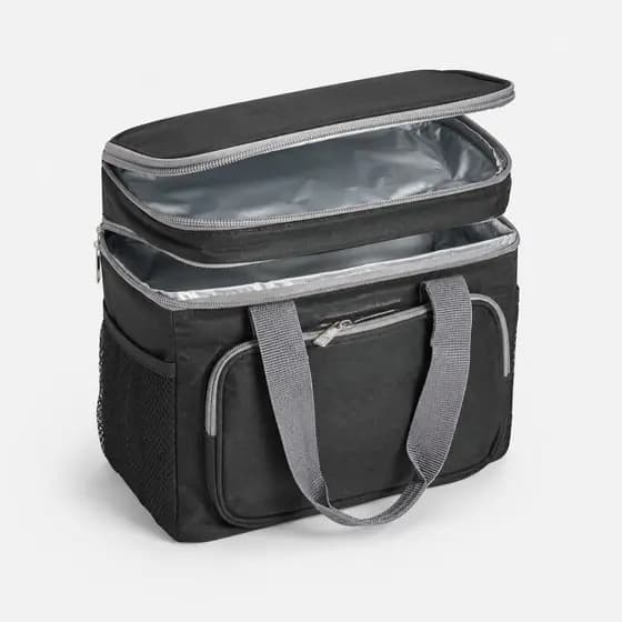 Bolsa Térmica Lancheira Portátil de Mão Com Alça Marmita Viagem Piquenique Reutilizável Espaçosa Grande 3 Compartimentos