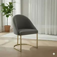 Cadeira em Estrutura Metálica Lua Transforme Seu Espaço com  Conforto, Estilo e Durabilidade- Diversos Ambientes