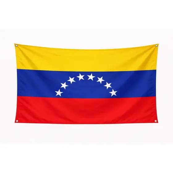 Bandeira De Venezuela Grande 1,50x90 Tecido Oxford Resistente
