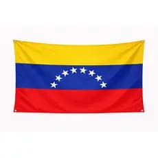 Bandeira De Venezuela Grande 1,50x90 Tecido Oxford Resistente