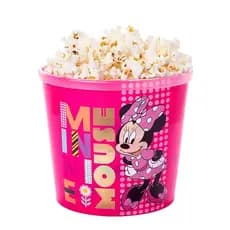 Vasilha para Pipoca Balde Infantil Minnie Rosa 2 Litros