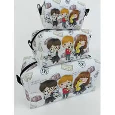 Necessaire Harry Potter Kit c/3 und Organizador de bolsa Porta moedas Produto a pronta entrega