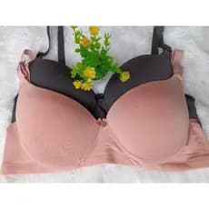 kit com 2 Sutia 52 reforçado plus size pala tecido com bojo Sutiã plus