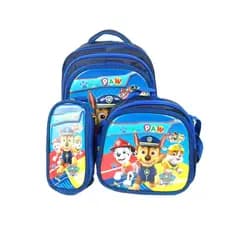 Mochila 3D infantil kit c/3 Patrulha Canina