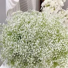 Galho Plantas Mosquitinhos Gypsophila Artificial Floral P/ Decoração Casamento, Arranjos, Decorar Festas - B-35