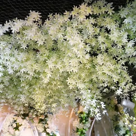 Flor haste de cerejeira mini lírios artificial - (Pacote é mais favorável) - BH802347