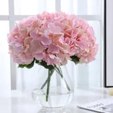 Buquê de Pompom grande artificial com 9 flores - BY800578