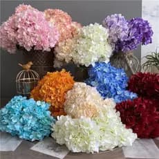 Buquê de Hortênsia grande artificial com 9 flores - BY800578