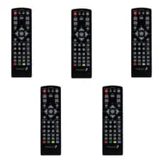 Kit De 5 Controle Remoto Ekotech Para Conversor Tv Digital