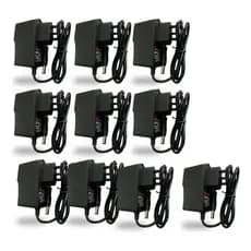 Kit 10 pcs fonte de energia alimentaçao bivolt 5v 2a para tv box 1A