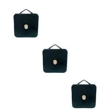 Kit De 03 Máquina P/montar Relógio De Parede Preto - Preto - Preto