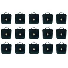 Kit De 30 Máquina P/montar Relógio De Parede Preto - Preto - Preto