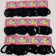 KiT 72 Elástico Rabico Para Cabelo Tipo Pacote - 1 PACOTE