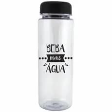 Garrafa de Água de Plástico 500ml com Frase Motivacional