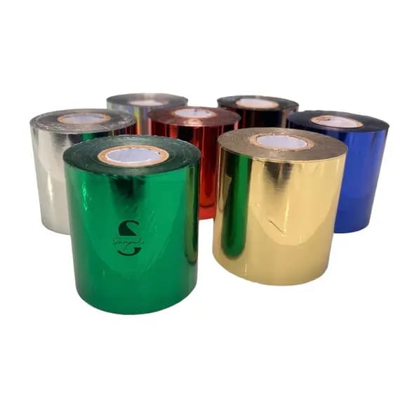 Foil Hotstamping Personalização Clichês Cores 122m