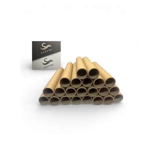 Canudo Tubo Postal Tubete Papelão 25,4 x 1,5 x 22cm e 25,4 x 1,5 x 33 cm