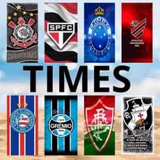 TOALHA DE PRAIA TORCIDAS FUTEBOL PARA PRAIA E PISCINA GRANDE 70X140CM ESTAMPADA SECAGEM RAPIDA