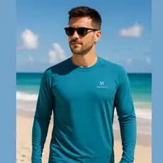 Camiseta Camisa Poliamida X-Protection Proteção Solar UV 50+ Secagem Rapida Pesca Caminhada Bike