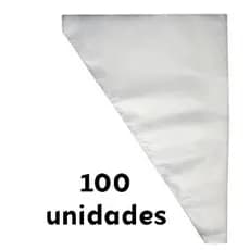Saco De Confeitar Medio 100 Unidades Confeitaria Bolo Doce Cupcake