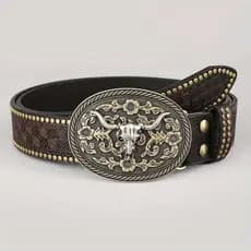 Cinto Casual De Negócios ESPOIR , De Couro PU Masculino De Marca Moderna Com Design De Luxo Calças Jeans De Cowboy Ocide