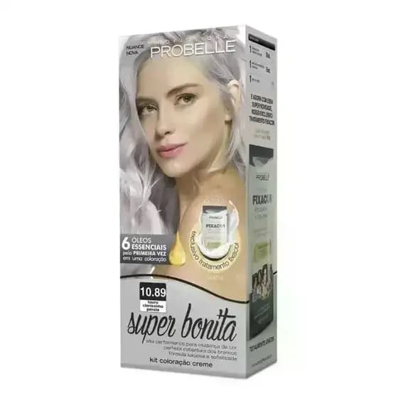 Tinta 10.89 Louro Claríssimo Pérola Super Bonita Probelle