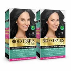 Kit 2 Tonalizantes Preto 10 Bio Extratus Vegano Sem Amônia