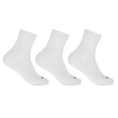Kit Meias Cano Médio  tamanho 33 ao 38  Kit 3 em 1 Brancas