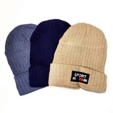 Gorro Touca De Lã Adulto Proteção Contra Frio Sport Canelado Inverno Sortido