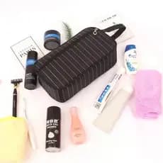 Necessaire Feminina Estojo Maquiagem com Alça Para Organização Viagem Estampada