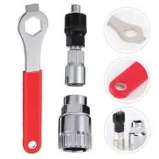 Kit Chave Extrator Sacar Pedivela Tipo Shimano Sram Bicicleta Cabo Sacado Bike