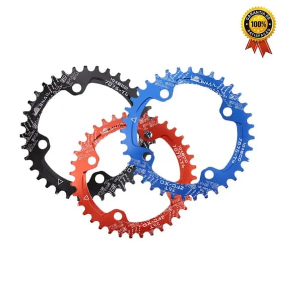 coroa bcd 104 Coroa bike Redonda Larga Mtb Mountain Bike 104bcd 32t 34t 36t 38t
