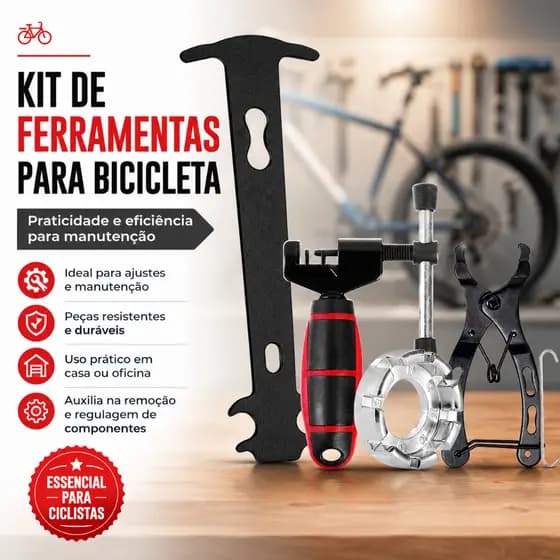 Extrator Corrente + Chave de Raio + Ferramenta Medidor Desgaste De Corrente+ Mini Alicate Power Link