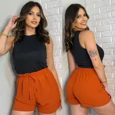 Kit 3 Shorts Duna Feminino  Verão 2023