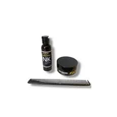 Kit Tinta Aerógrafo Pomada Modeladora Black Pente de Carbono