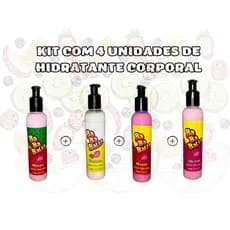KIT COM 4 UNIDADES DE HIDRANTE CORPORAL COM CHERINHO DE CHICLETE