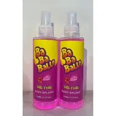 kit com 3 unidades de body splash de tuti fruti