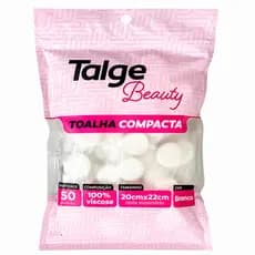 Toalha Desidratada Comprimido Compacta Descartável Multiuso 20x22cm Talge