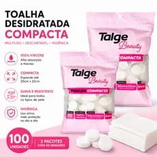 100un Toalha Desidratada Descartável Compacta Comprimida Multiuso