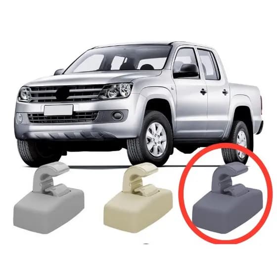 Grampo Suporte do Quebra VW Amarok 2010 a 2020 Cinza