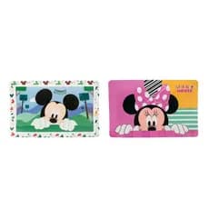 Jogo Americano Infantil Impermeável Mickey E Minnie Disney 2 Unidades Yazi