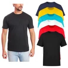 Kit 4 Camisetas Masculina Básica T-Shirt Slim  AMGK