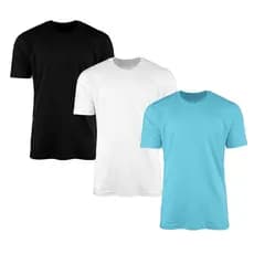 Kit 3 Camisetas Masculina Básica T-shirt Slim 100% Algodão AMGK Promoção